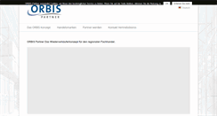 Desktop Screenshot of orbis-partner.com